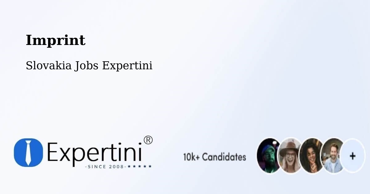 Imprint – Krompachy - Slovakia Jobs Expertini